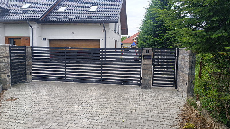 Ogrodzenie panelowe posesji Rzeszów